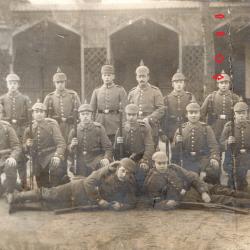 CPA - photo D'un groupe de soldats allemands- N&deg;-7256