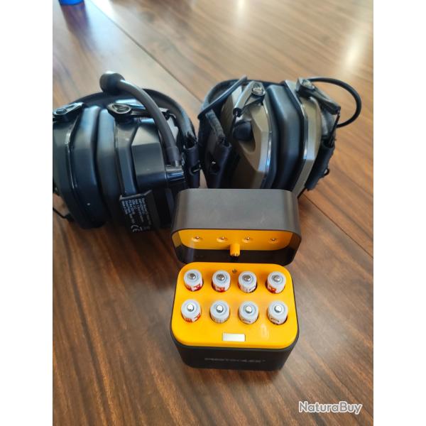 2 casque talkie-walkie  Walker's Razor