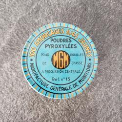 Lot boites amor&ccedil;ages MGM 6/45 jaunes