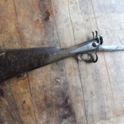 mecanisme et crosse fusil de chasse poudre noire 16 a broche verney carron st etienne