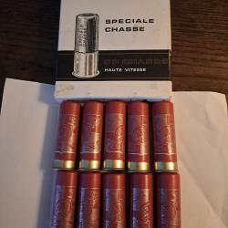 Bo&icirc;te de10 belles cartouches anciennes Cartoucherie  Nationale  cal12 douilles cartons