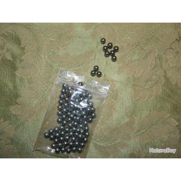 Lot de 100 billes acier 8mm pour lance-pierres