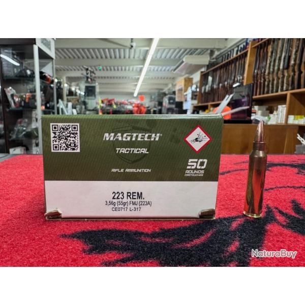Magtech 223 rem FMJ 55 grs (x50)
