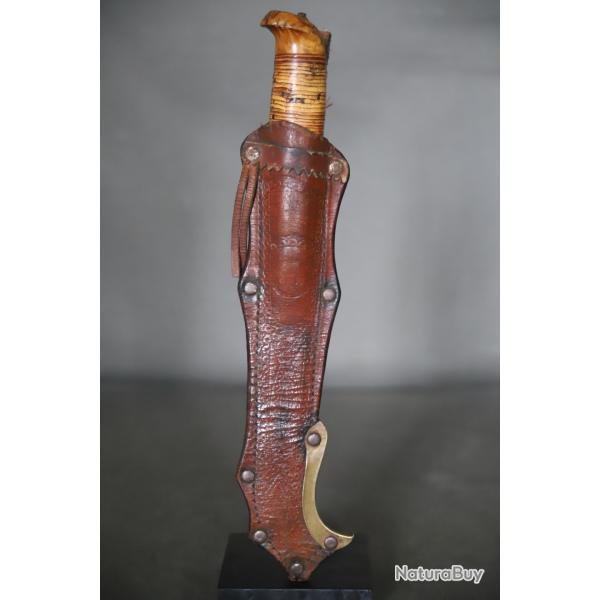 Couteau traditionnel de chasse Finlandais dit Puuko - Finlande, D�but 20�me si�cle