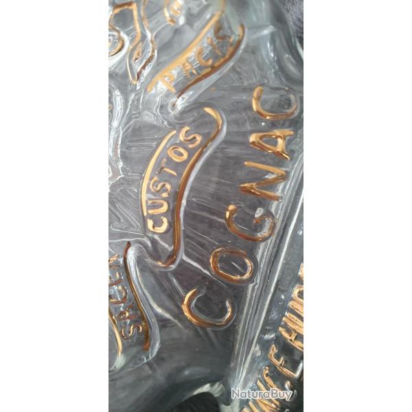 Collection Bouteille Vide , Cognac PRINCE HUBERT DE POLIGNAC GRAV�E CISEL�ES PROFOND�MENT A L OR FIN