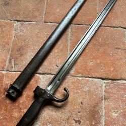 Ba&iuml;onnette fran&ccedil;aise Berthier 1892 2eme type - WW1 (6)