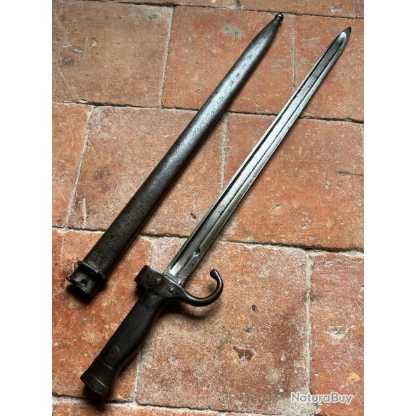 Ba�onnette fran�aise Berthier 1892 2eme type - WW1 (6)