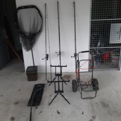 Mat&eacute;riel pour p&ecirc;che &agrave; la carpe