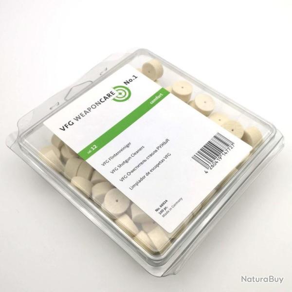 Tampons de nettoyage calibre .12 par 100 VFG