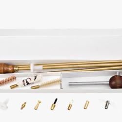 Ensemble de chargement et nettoyage pour armes &agrave; chargement par la bouche calibre .36-.45