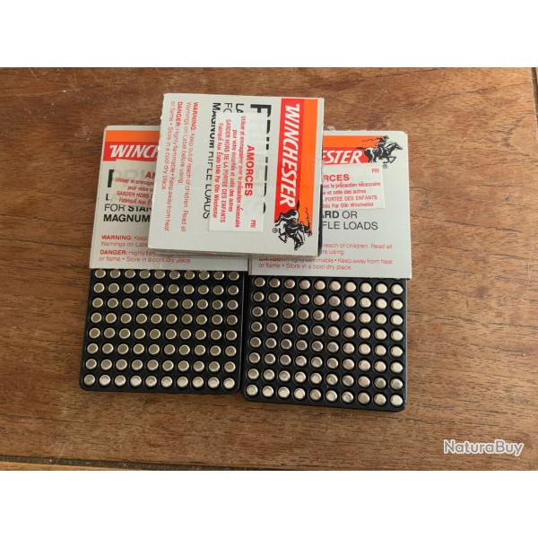 Amorces winchester large rifle magnum (400 amorces)