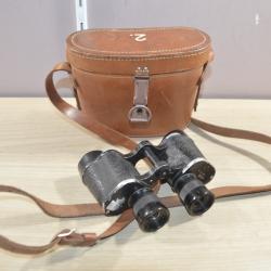 Paire de jumelle Militaire gradu&eacute; Tch&eacute;que 1954 VOZ 81 XBK D-6 8X30 (16)