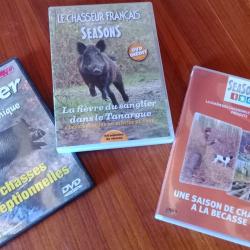 dvd chasse aux sangliers et b&eacute;casse