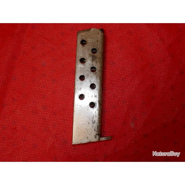 Chargeur de pistolet RUBY en 7.65mm capacit� 9 coups (nickel� et marquage I)