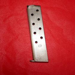 Chargeur de pistolet RUBY en 7.65mm capacit&eacute; 9 coups (nickel&eacute; et marquage EU)