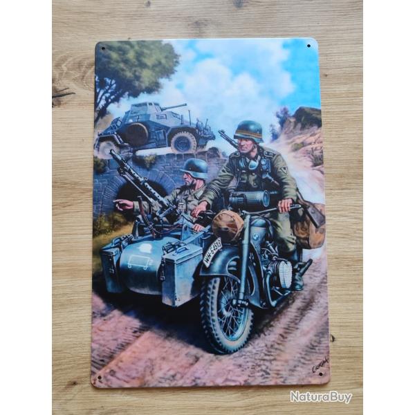 PLAQUE M�TAL SIDE CAR WH