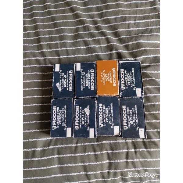 Cartouches calibre 12 7