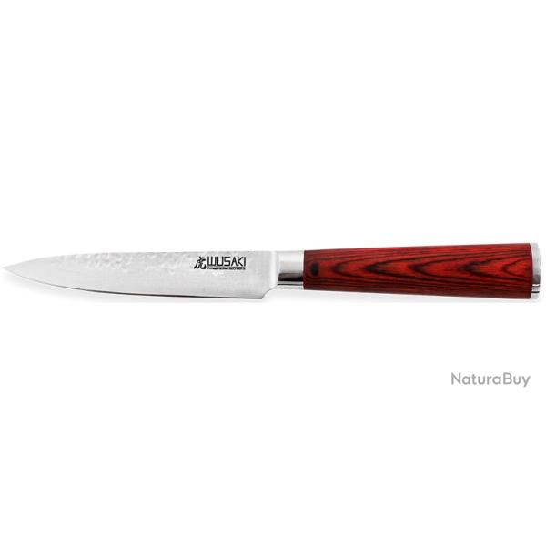 Wusaki Couteau universel - S�rie pakka - Lame 120mm - Manche pakka