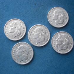Monnaies 5 francs LAVRILLIER 1947