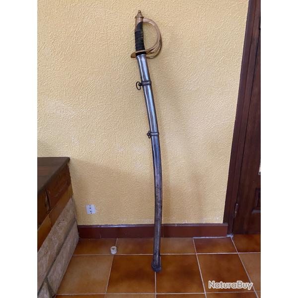 Sabre officier de cavalerie lourde  -  Reproduction - Mod�le 1822 dit "Bancal"