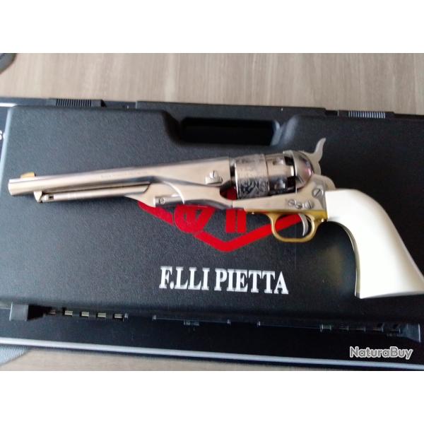 Lot complet Neuf -Colt PIETTA-1860 Old Siver White + accessoires divers