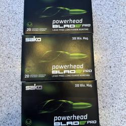 3 bo&icirc;tes Sako Powerhead Blade pro 300wm 175gr