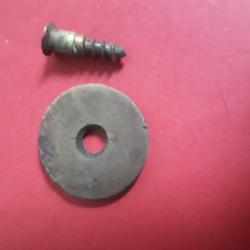 LEE ENFIELD SMLE MK III disque laiton de crosse avec sa vis