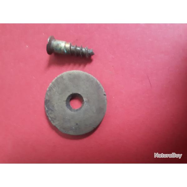 LEE ENFIELD SMLE MK III disque laiton de crosse avec sa vis