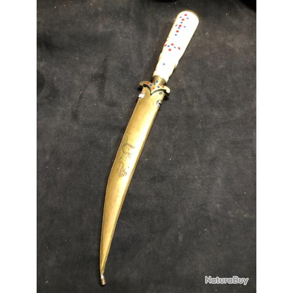 COUTEAU DAGUE POIGNARD ORIENTALE MANCHE EO OS