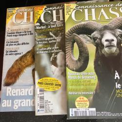 Lot revue connaissance de la chasse, 2006. 2008. 2010