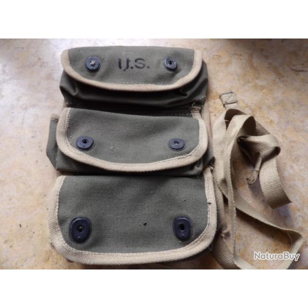 parachutiste para porte MUSETTE � GRENADES US army BOYT43 ww2 seconde guerre Am�ricain TTBE GI