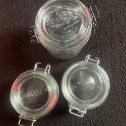 Bocaux Le Parfait le lot de 3