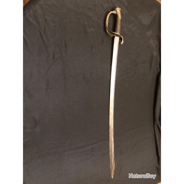 SABRE D OFFICIER LAME COURBE