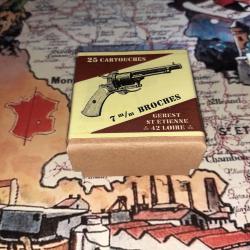 7 mm Broches (G&eacute;rest Saint Etienne): Reproduction boite munitions (vide) GU 14491700