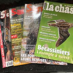 Lot revues chasse sanglier b&eacute;casse