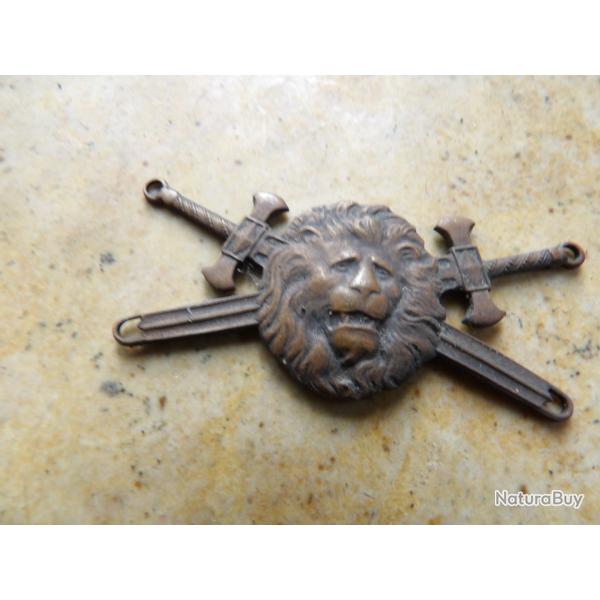 BREVET SPORTIF MILITAIRE bronze � coudre ANCIEN ORIGINAL WW1 ww2 Fran�ais