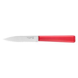 Couteau Opinel Office crant&eacute; n&deg;313 Rouge - Lame 100mm