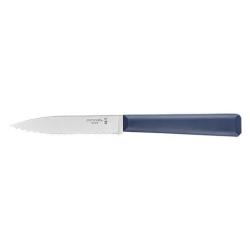 Couteau Opinel Office crant&eacute; n&deg;313 Bleu - Lame 100mm