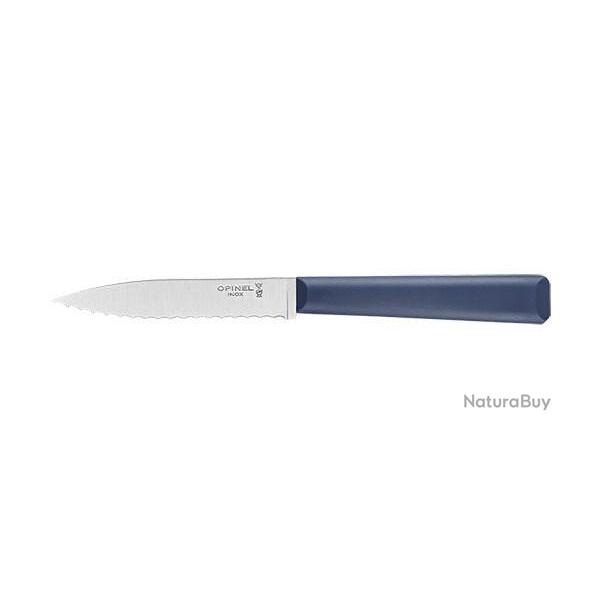 Couteau Opinel Office crant� n�313 Bleu - Lame 100mm