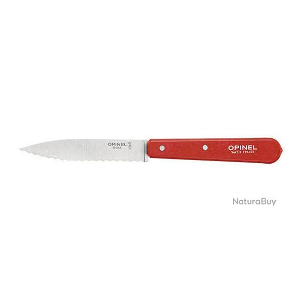 Couteau Office Opinel crant� n�113 Rouge Paysage