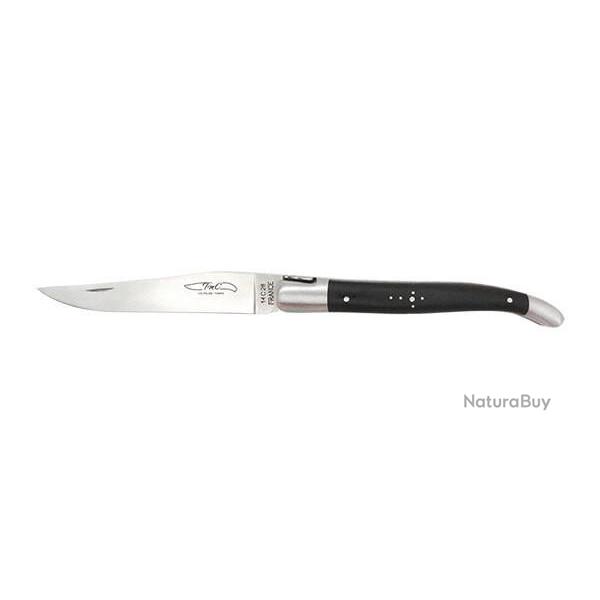 Couteau R�gional Coutelier de Thiers Laguiole 1 pi�ce Manche Eb�ne