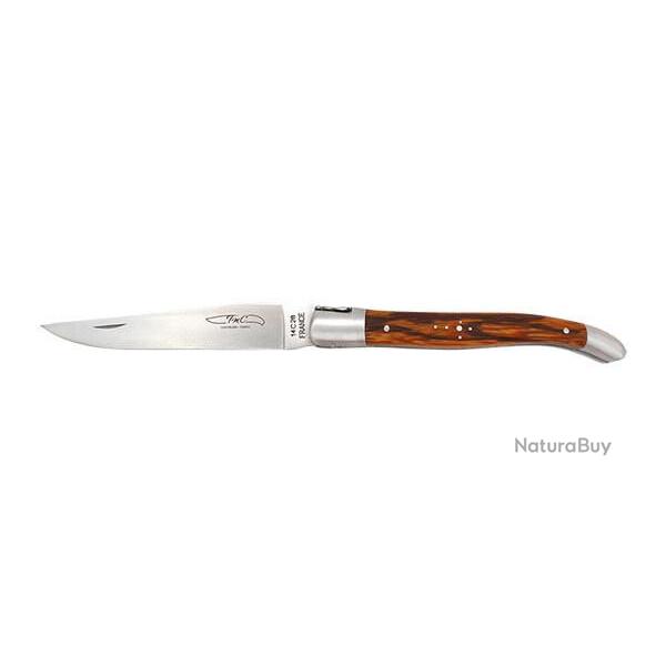 Couteau R�gional Coutelier de Thiers Laguiole 1 pi�ce Manche Bois de Serpent