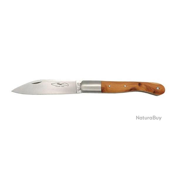 Couteau R�gional Coutelier de Thiers Aurillac Manche Bois de Cade