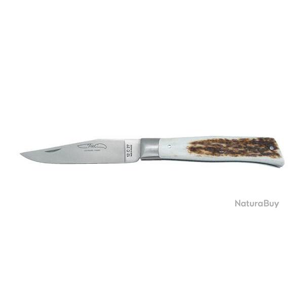 Couteau R�gional Coutelier de Thiers Alpin Manche Bois de Cerf