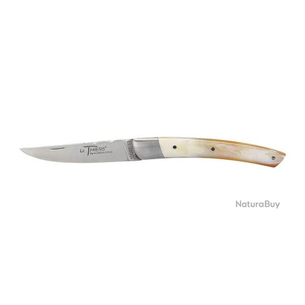 Couteau R�gional Coutellerie Chevalerias Le Thiers 1 pi�ce Manche Corne Claire