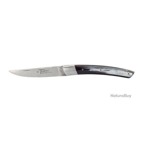 Couteau R�gional Coutellerie Chevalerias Le Thiers 1 pi�ce Manche Corne Noire