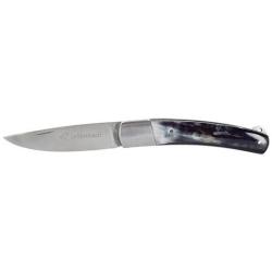 Couteau R&eacute;gional Coutellerie Chevalerias Le Montoncel Manche Corne Noire