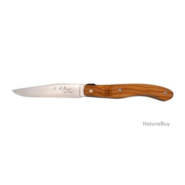 Couteau R�gional Coutelier de Thiers St Jacques Manche Olivier