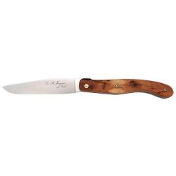 Couteau R&eacute;gional Coutelier de Thiers St Jacques Manche Bois de Cade
