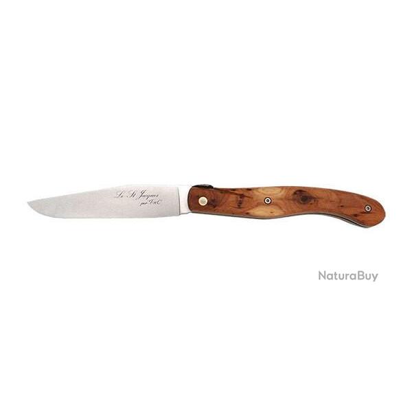 Couteau R�gional Coutelier de Thiers St Jacques Manche Bois de Cade